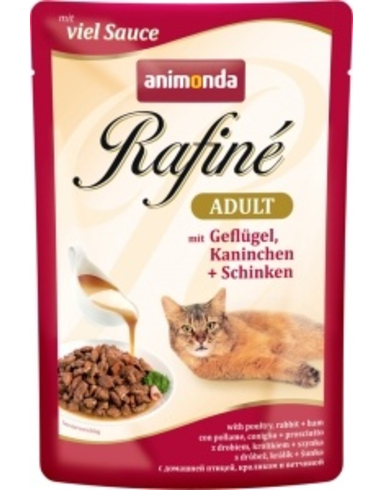 Animonda Animonda Cat Portionsbeutel Rafine Geflügel & Kaninchen100g