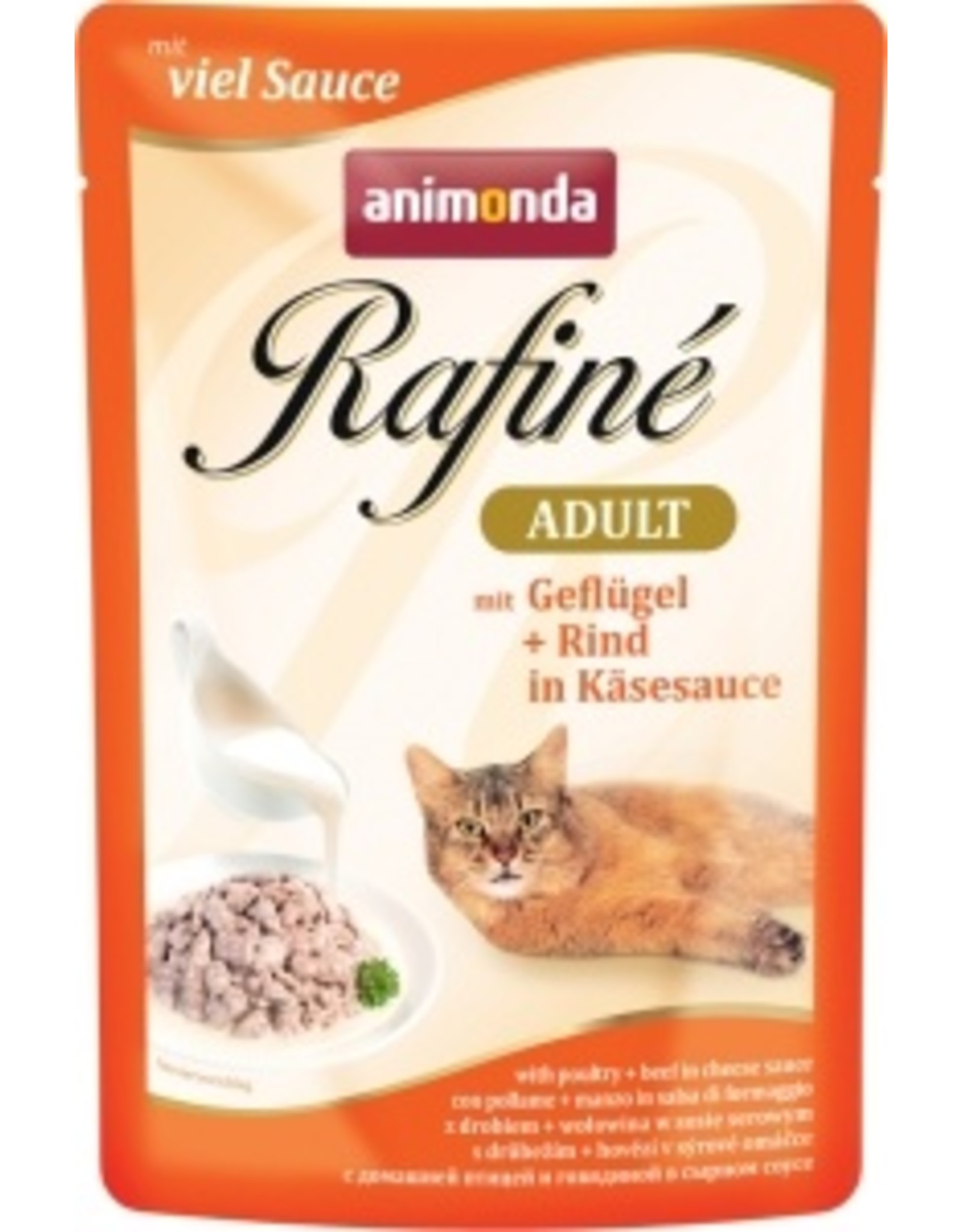 Animonda Animonda Cat Portionsbeutel Rafine Rind + Nudeln in Tomatensauce 100g