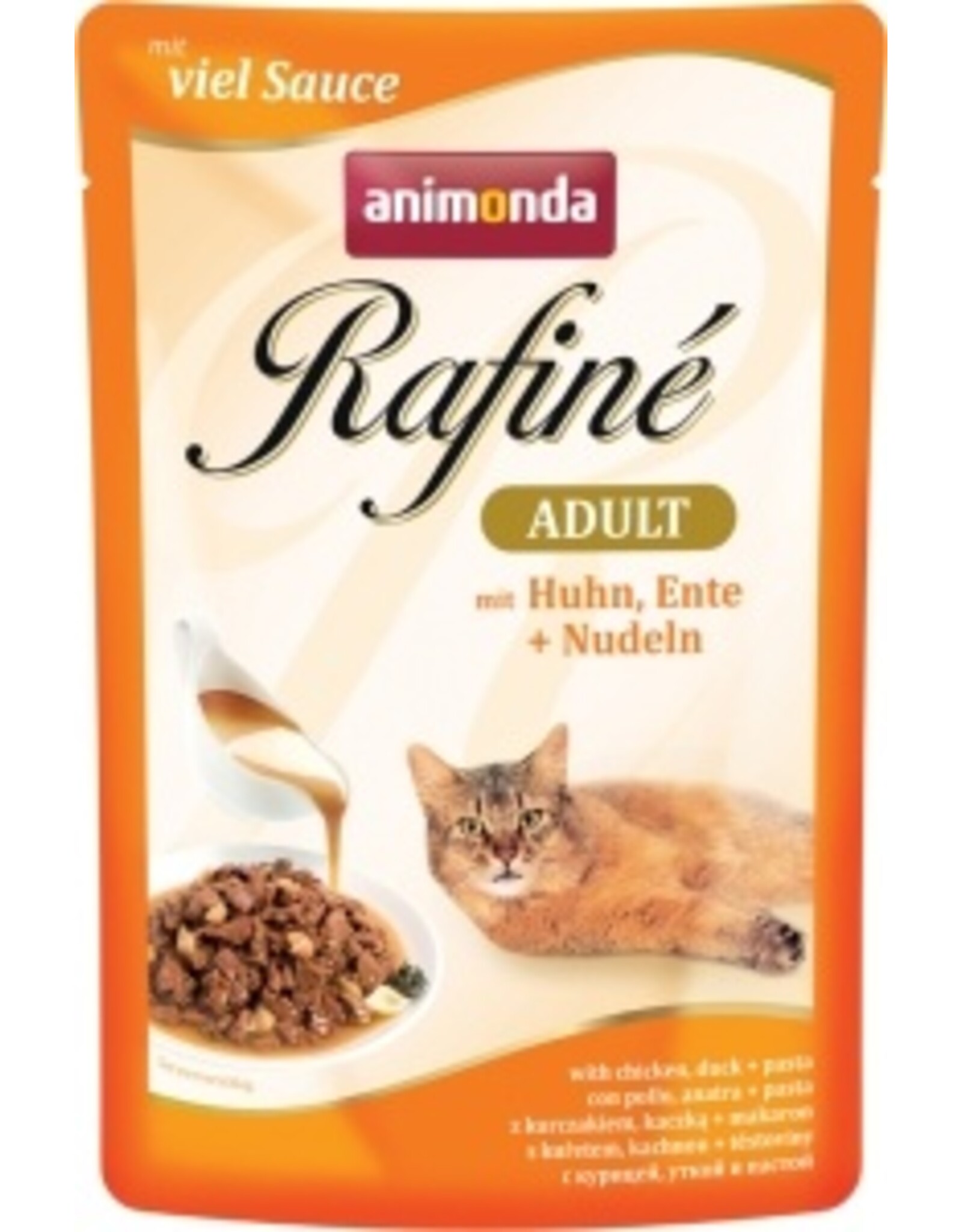 Animonda Animonda Cat Portionsbeutel Rafine Soupé Huhn, Ente & Nudeln 100g