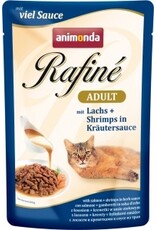 Animonda Animonda Cat Portionsbeutel Rafine Lachs + Shrimps in Kräutersauce 100g
