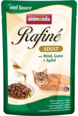 Animonda Animonda Cat Portionsbeutel Rafine Soupé Rind, Gans & Apfel 100g