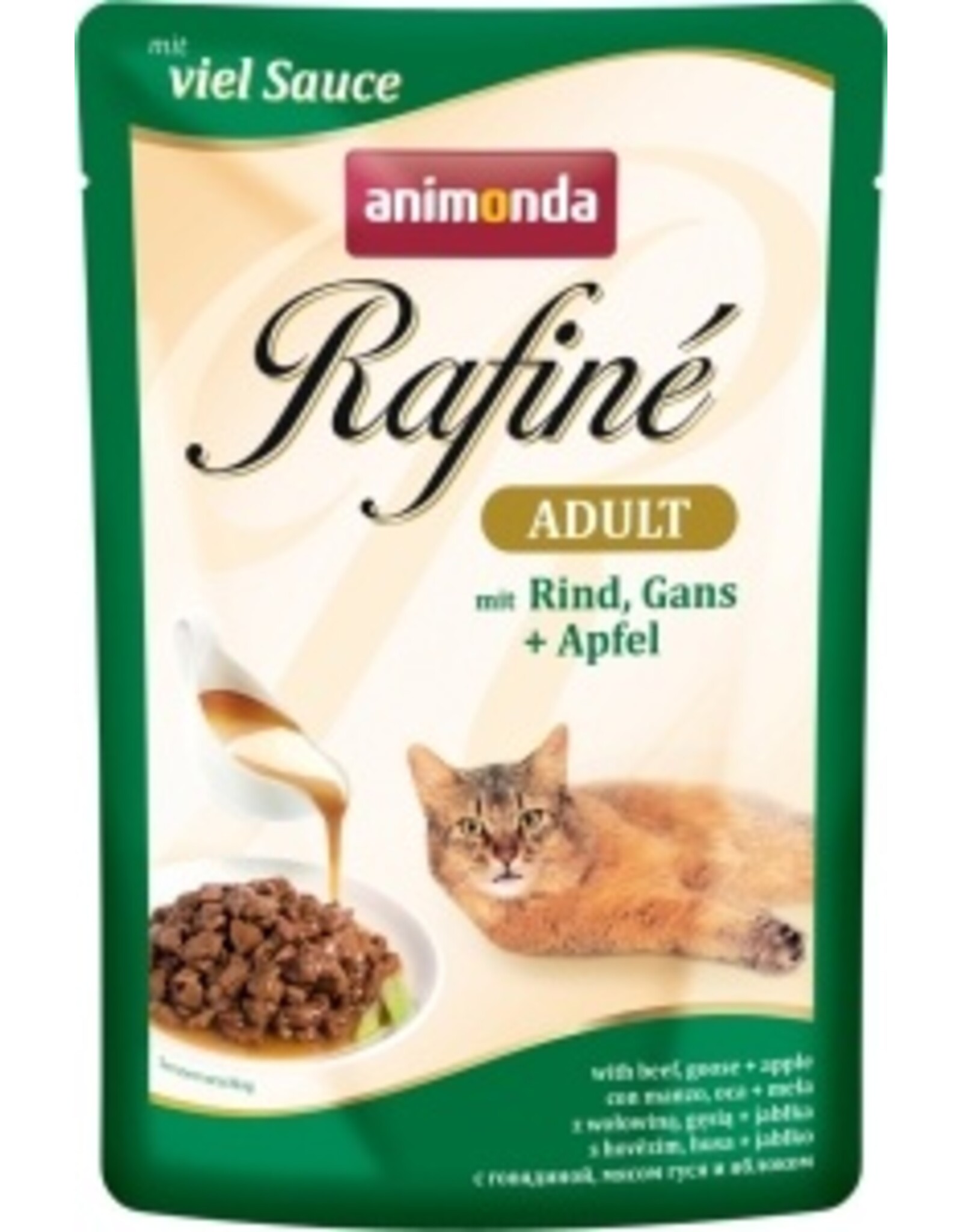 Animonda Animonda Cat Portionsbeutel Rafine Soupé Rind, Gans & Apfel 100g