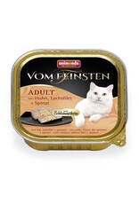 Animonda Animonda Cat Vom Feinsten mit Schlemmerkern mit Huhn, Lachfilet & Spinat 100g