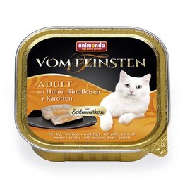 Animonda Animonda Cat Vom Feinsten mit Schlemmerkern mit Huhn, Rindfleisch & Karotten 100
