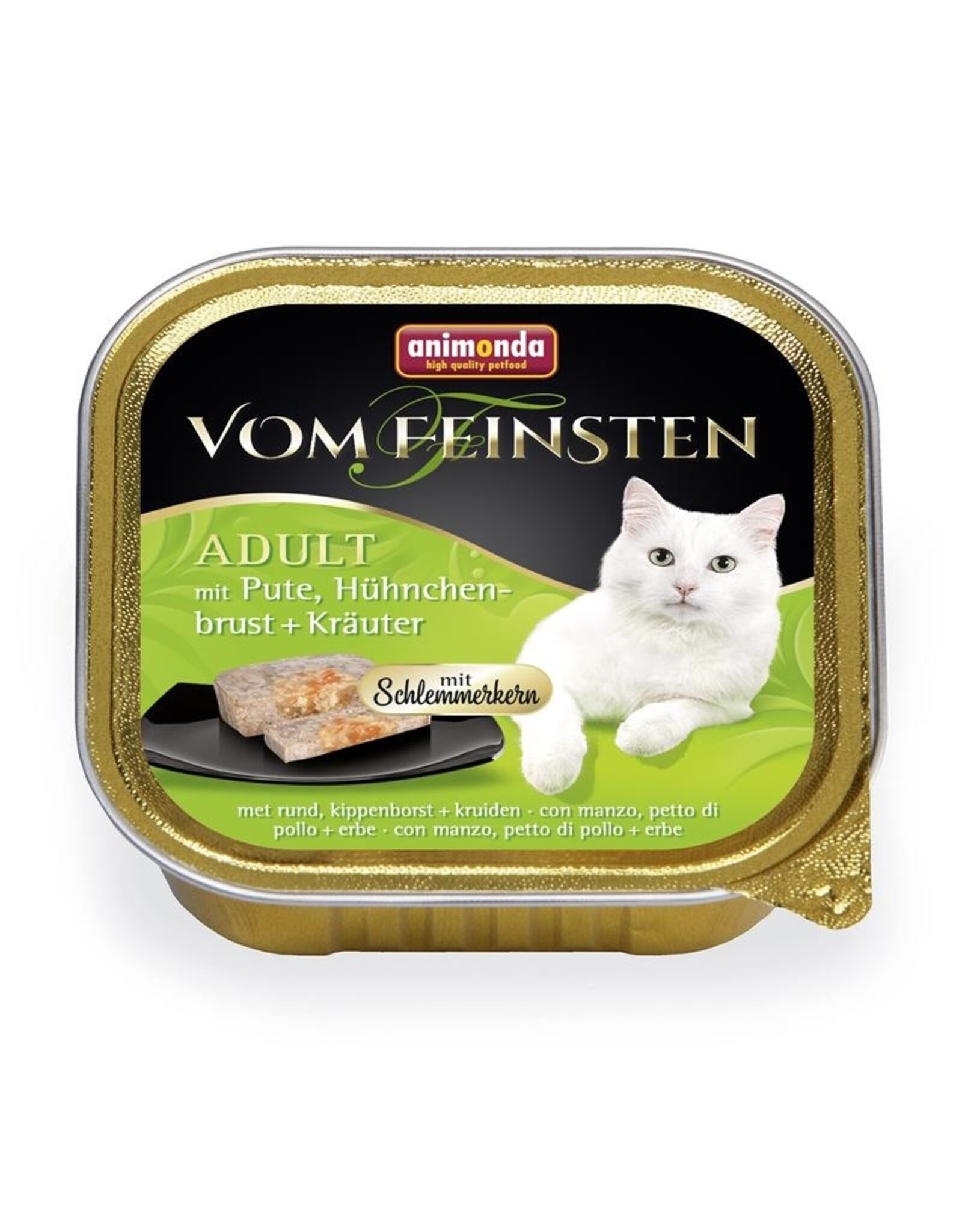 Animonda Animonda Cat Vom Feinsten mit Schlemmerkern mit Pute, Hühnchenbrust & Kräuter 100 g