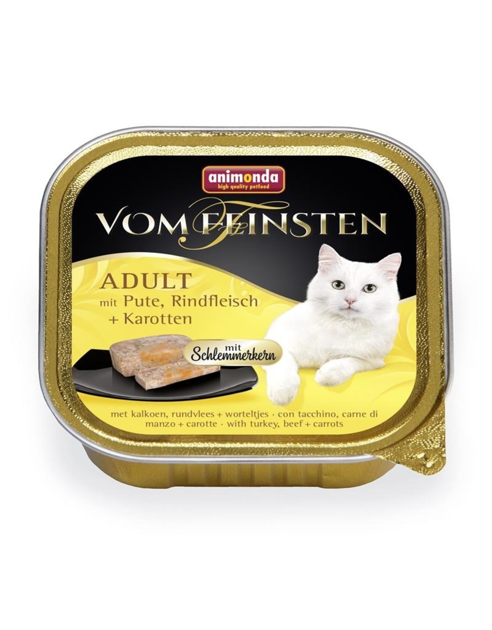 Animonda Animonda Cat Vom Feinsten mit Schlemmerkern mit Pute, Rindfleisch & Karotten 100