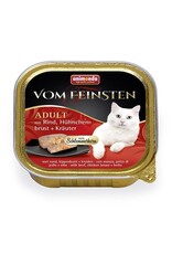 Animonda Animonda Cat Vom Feinsten mit Schlemmerkern mit Rind, Hühnchenbrust & Kräutern 100g
