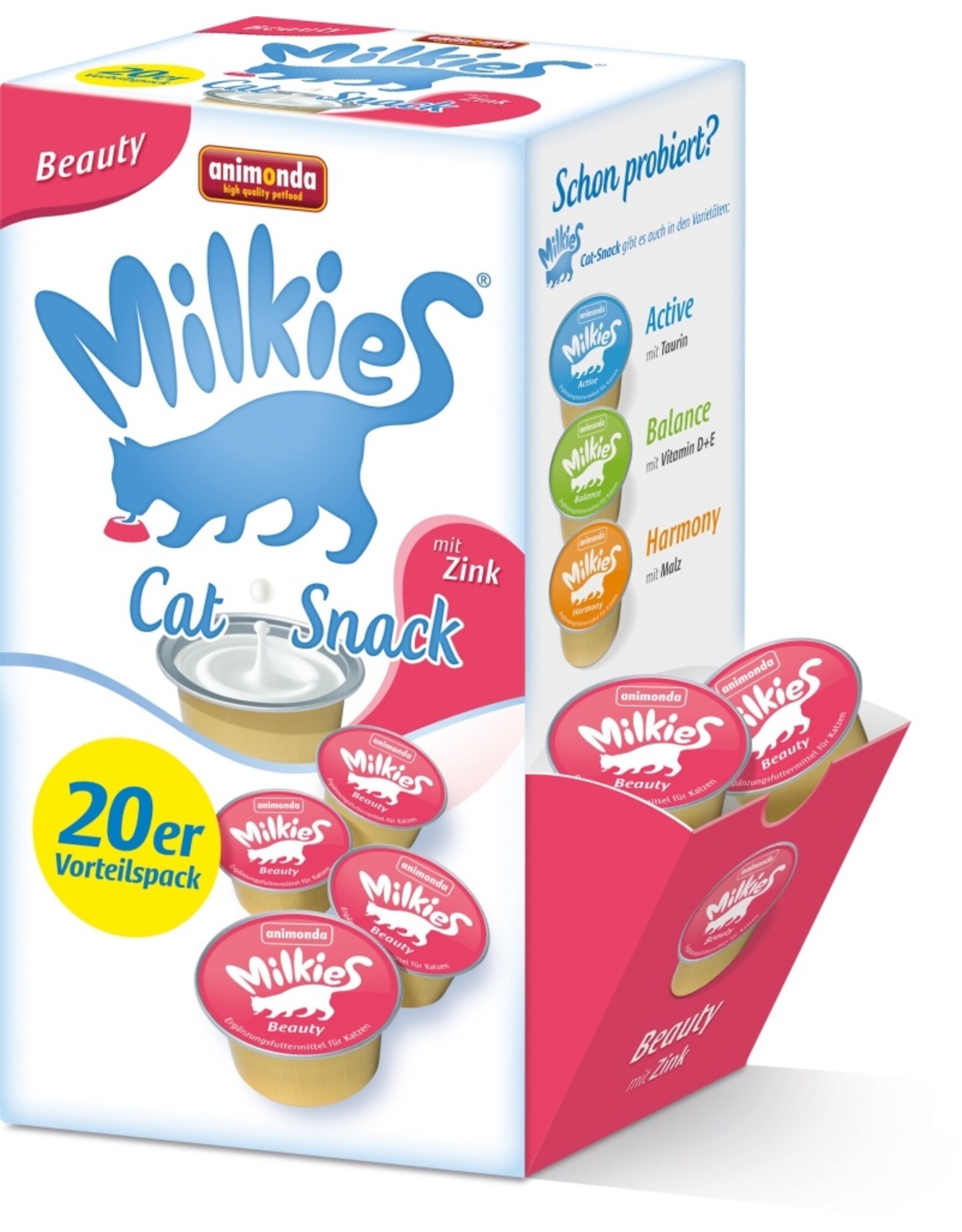 Animonda Animonda Milkie Beauty mit Zink 20x15g