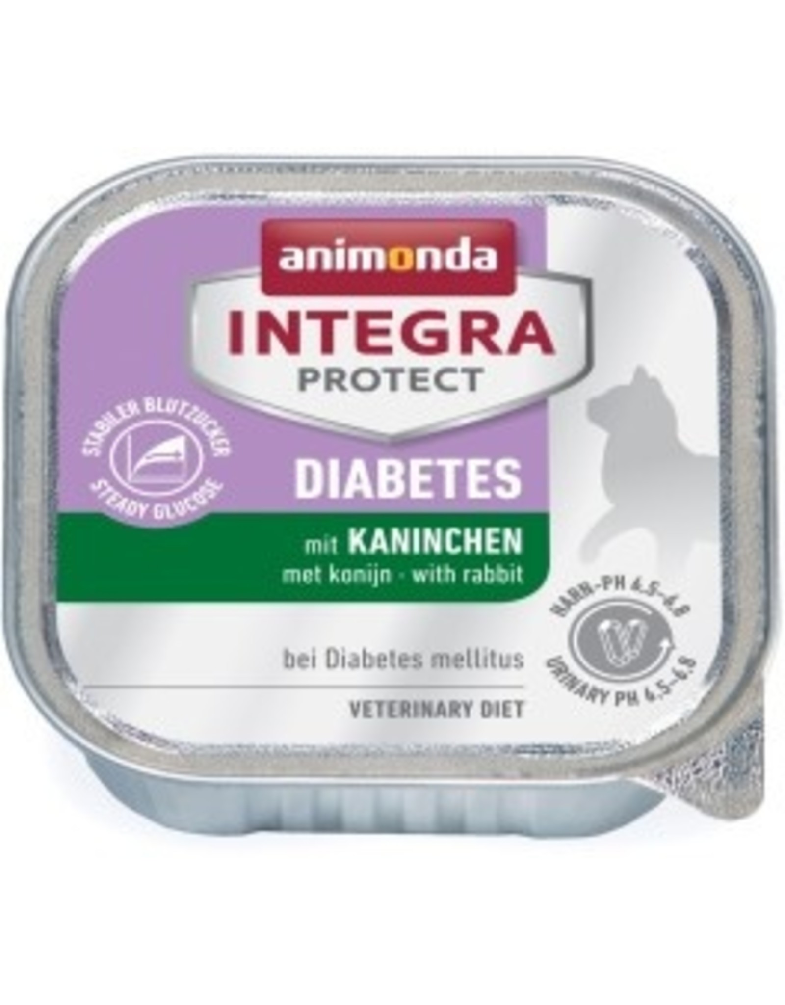 Animonda Animonda Cat Schale Integra Protect Diabetes mit Kaninchen 100g