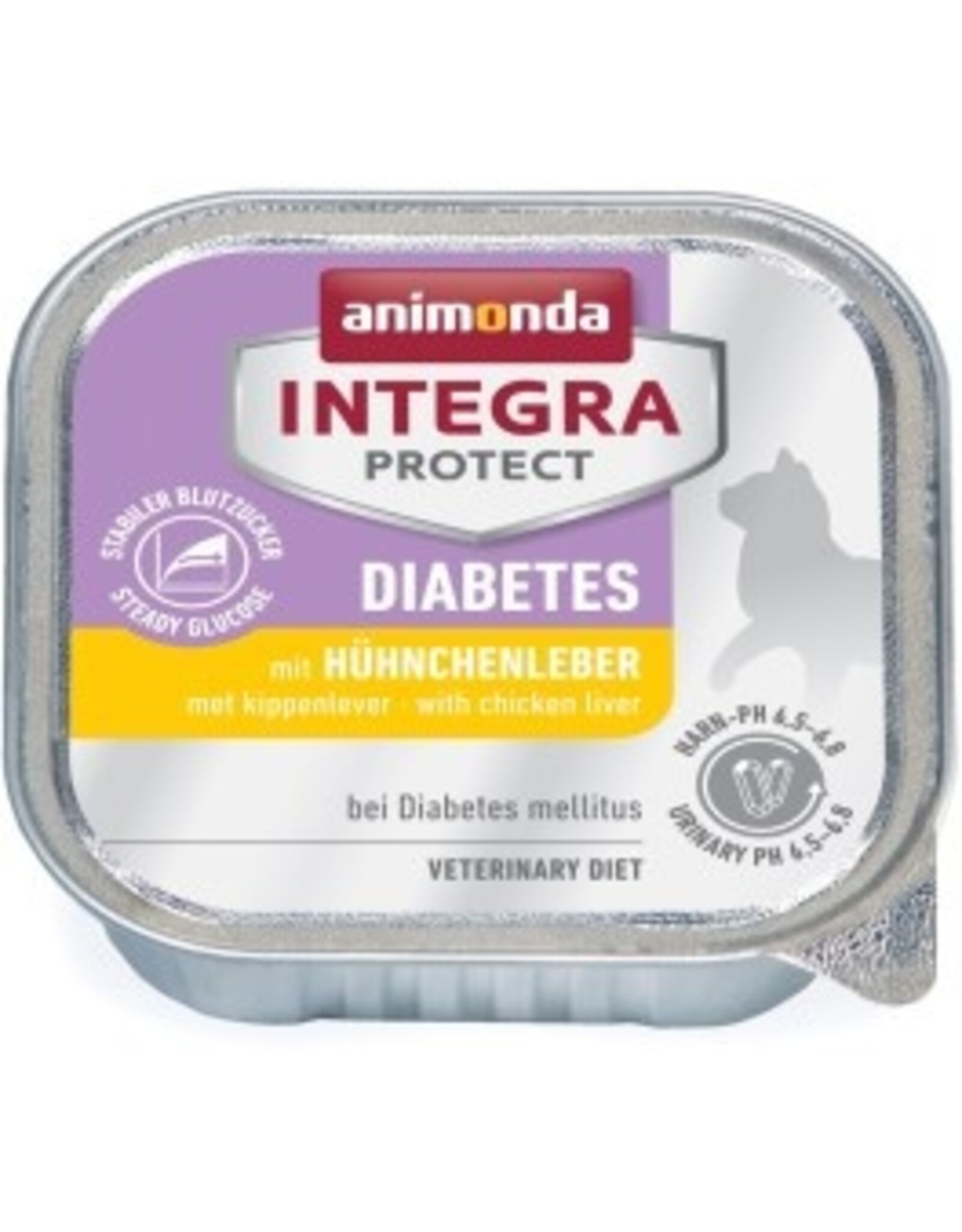 Animonda Animonda Cat Schale Integra Protect Diabetes mit Hühnchenleber 100g