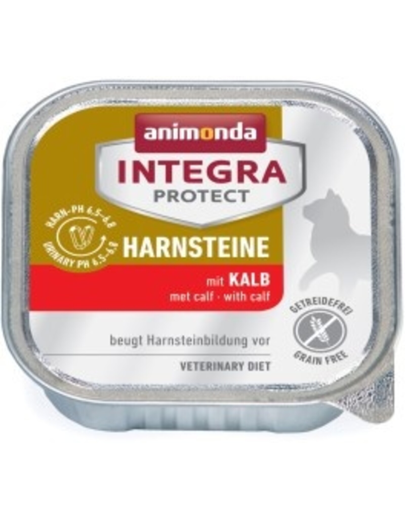 Animonda Animonda Cat Schale Integra Protect Harnsteine mit Kalb 100g