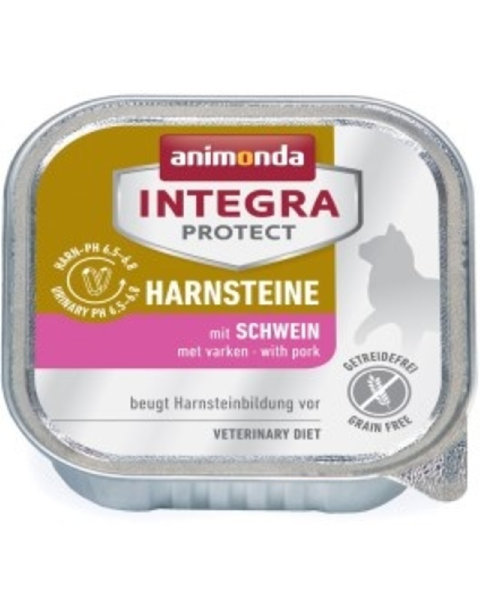 Animonda Animonda Cat Schale Integra Protect Harnsteine mit Schwein 100g