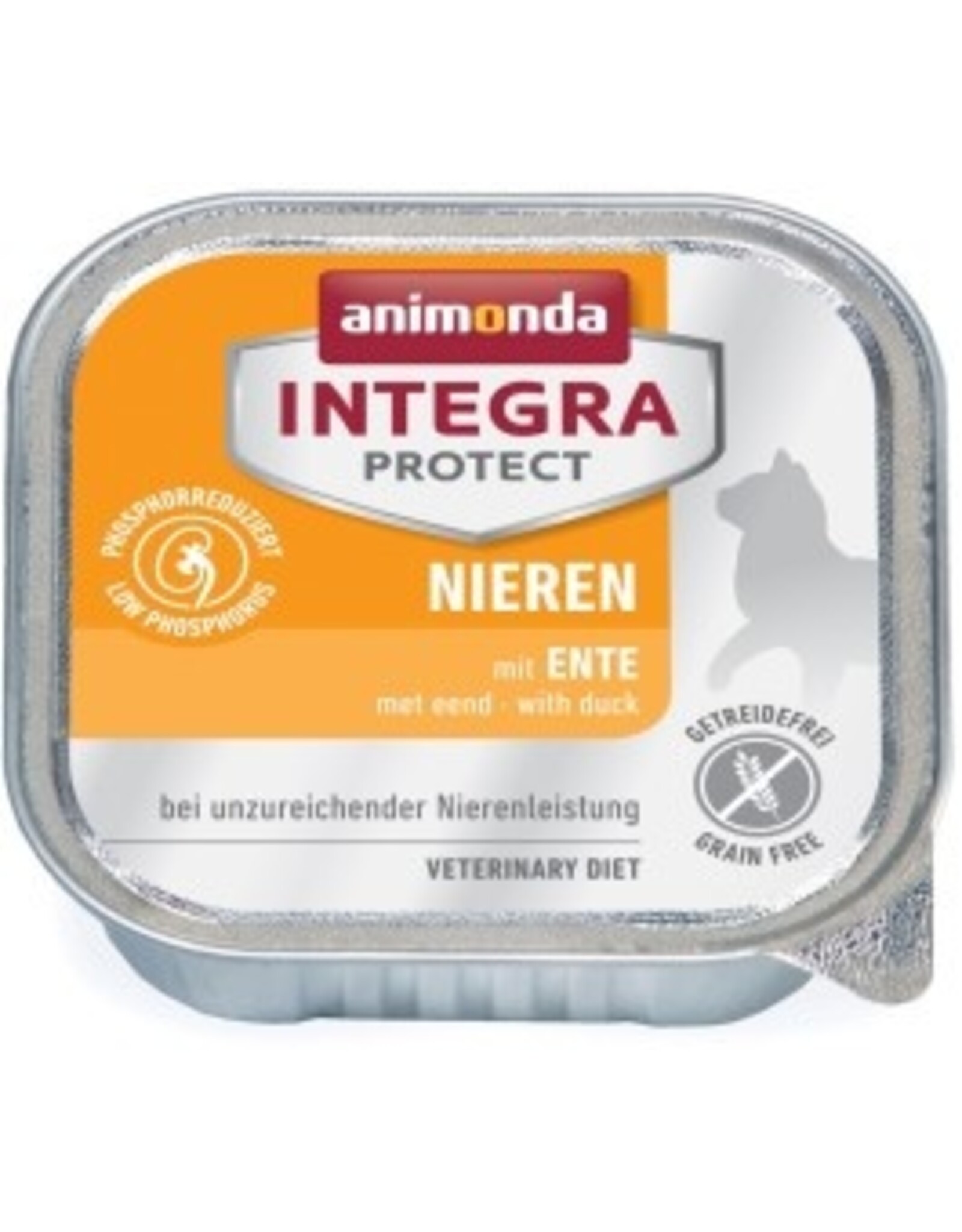 Animonda Animonda Cat Schale Integra Protect Niere mit Ente 100g