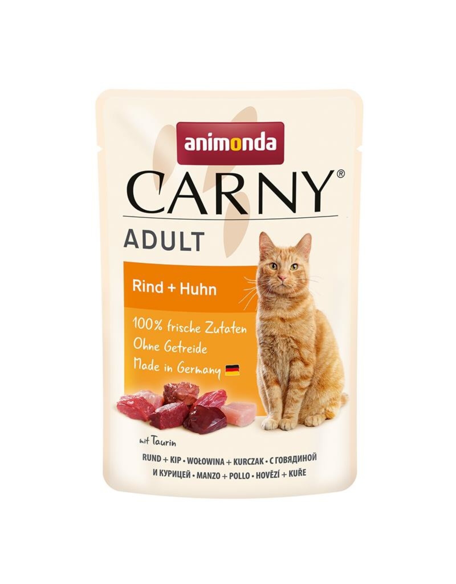 Animonda Animonda Cat Portionsbeutel Carny Adult Rind + Huhn 85g