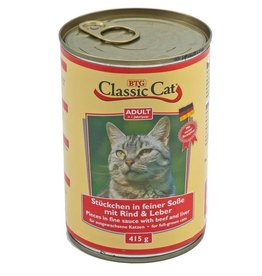 Classic Cat Classic Cat Dose Soße mit Rind & Leber 415g
