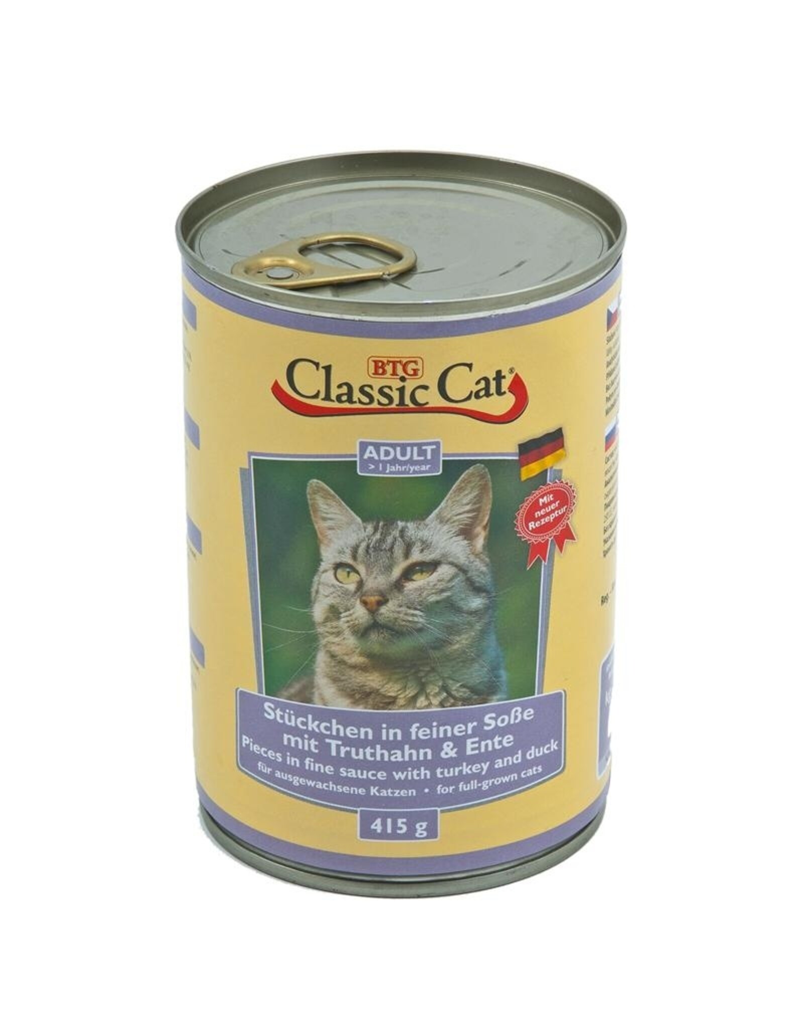 Classic Cat Classic Cat Dose Soße mit Truthahn & Ente 415g