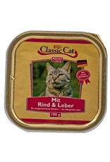 Classic Cat Classic Cat Schale Rind & Leber 100g