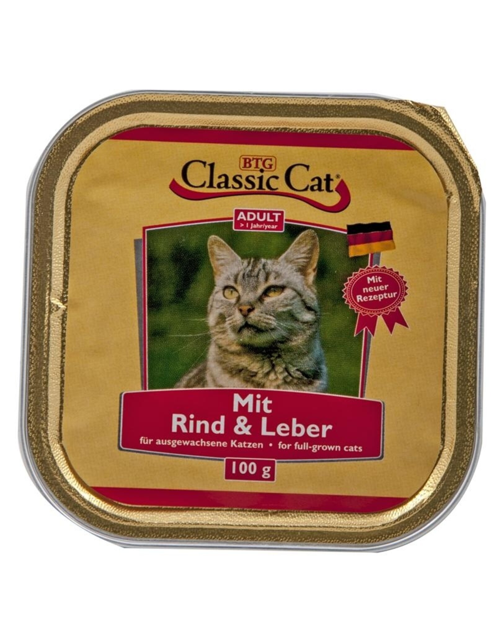 Classic Cat Classic Cat Schale Rind & Leber 100g