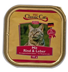 Classic Cat Classic Cat Schale Rind & Leber 100g
