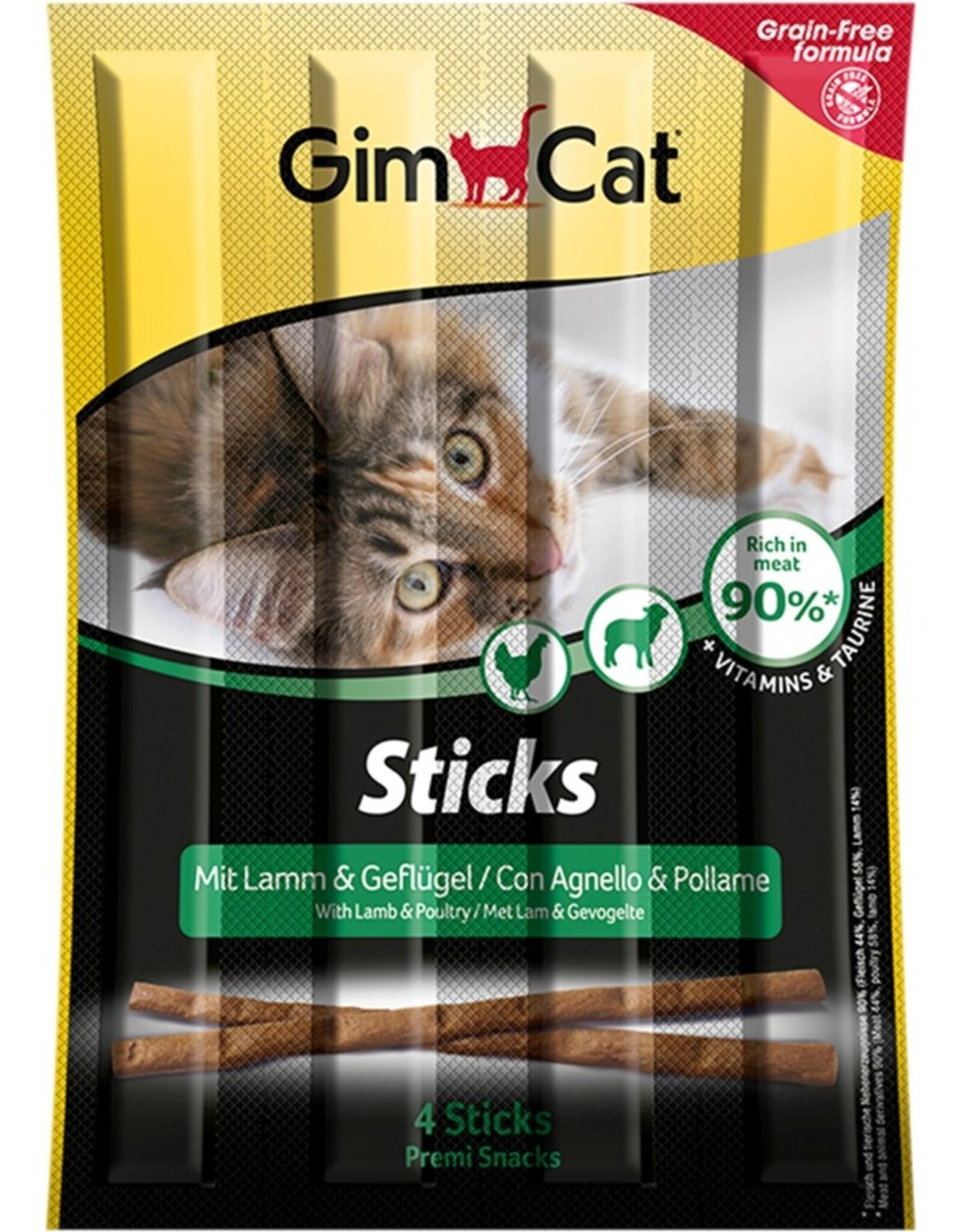 Gimpet GimCat Sticks Lamm und Geflügel 4Stück