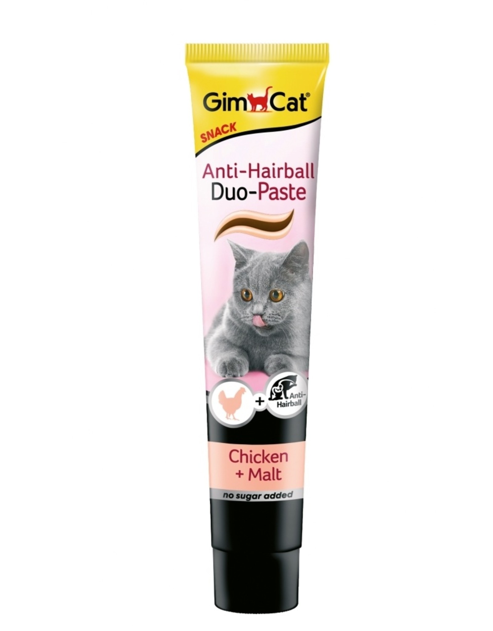 Gimpet GimCat Anti-Hairball Duo-Paste Hühnchen+Malz 8x 50g