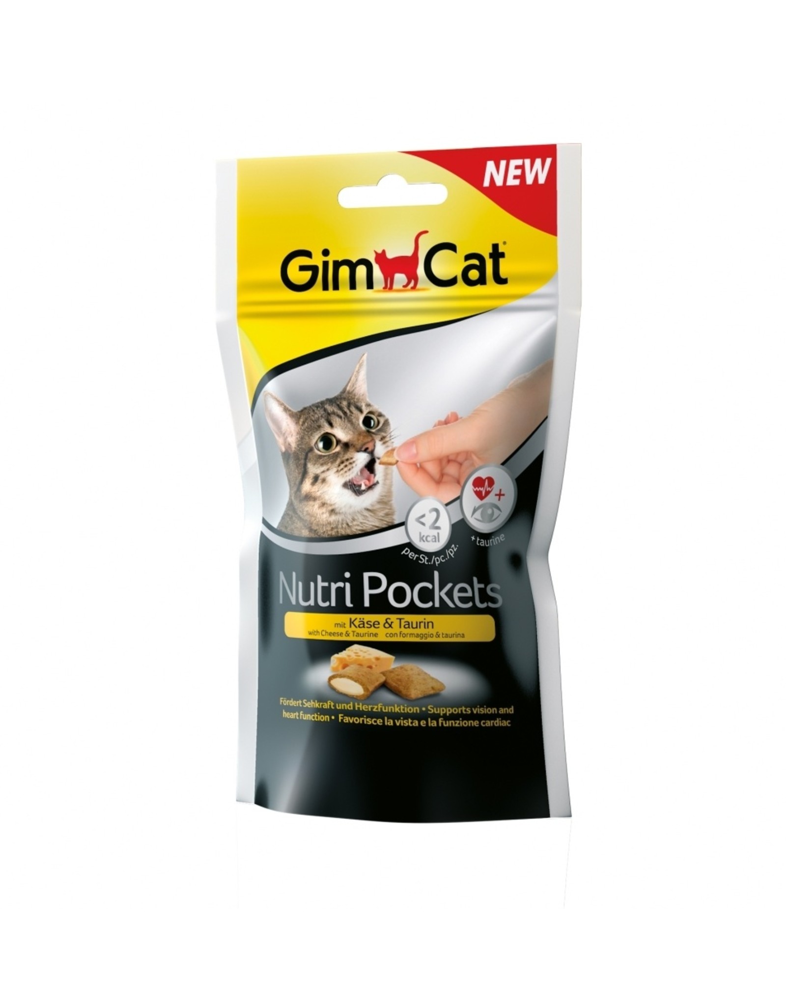 Gimpet GimCat Nutri Pocket Käse+Taurin 12x 60g