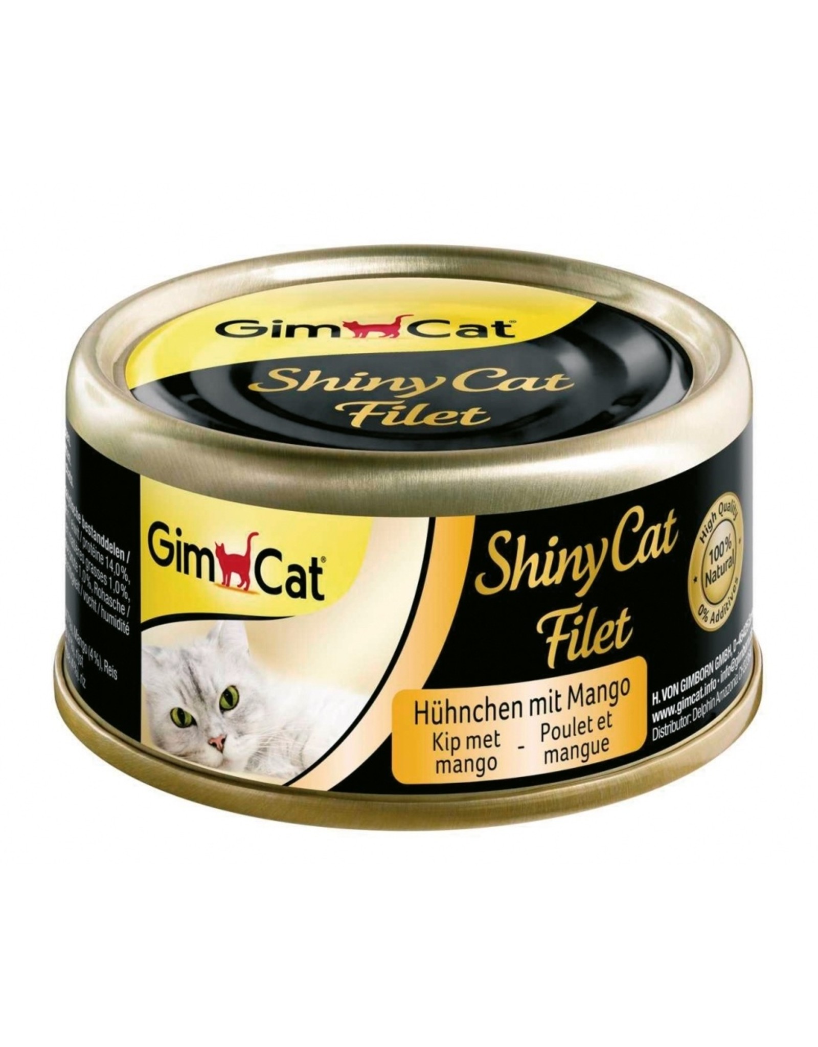 Gimpet GimCat ShinyCat Filet Hühnchen+Mango 70g