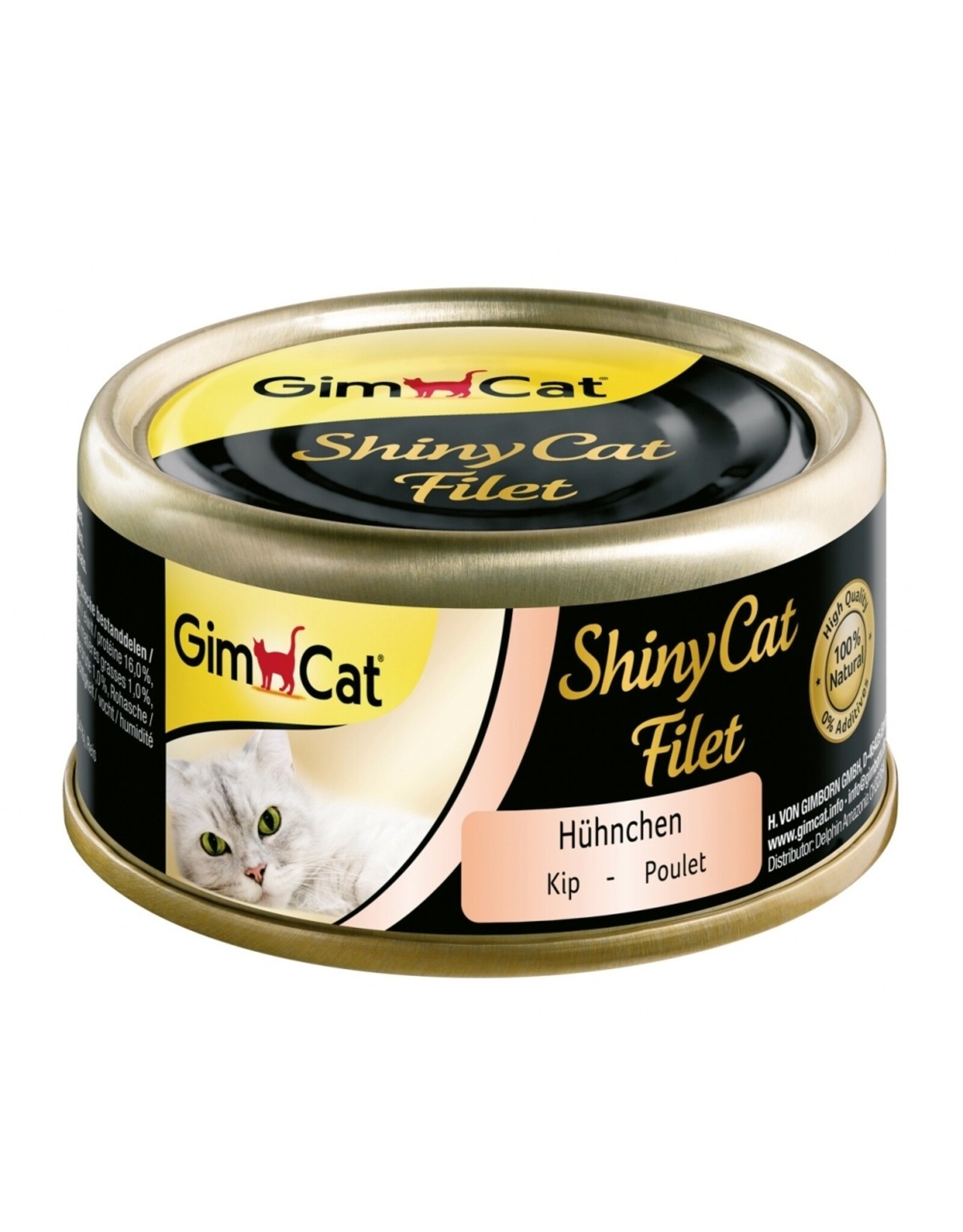 Gimpet GimCat ShinyCat Filet Hühnchen 24x 70g Dose