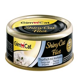 Gimpet GimCat ShinyCat Filet Thunfisch+Anchovis 24x 70g Dose