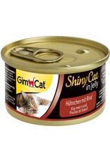 Gimpet GimCat Dose ShinyCat  Hühnchen mit Rind 24x 70g Dose