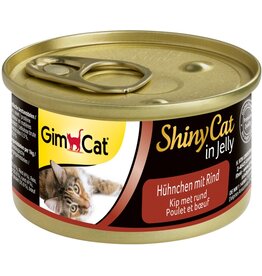 Gimpet GimCat Dose ShinyCat  Hühnchen mit Rind 24x 70g Dose