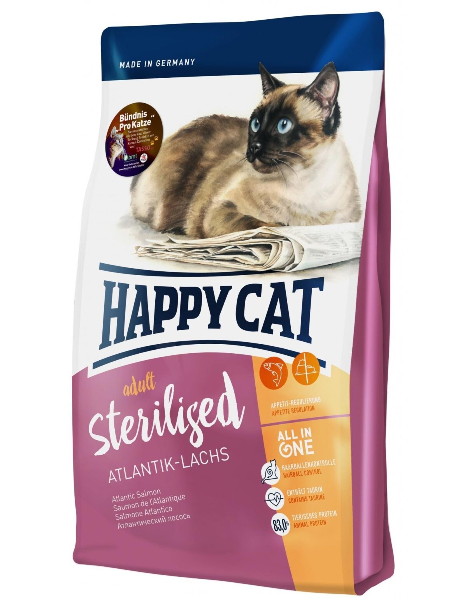 Happy Cat Happy Cat Supreme Sterilised Atlantik-Lachs