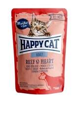 Happy Cat Happy Cat Pouches All Meat Adult Rind & Herz 85g