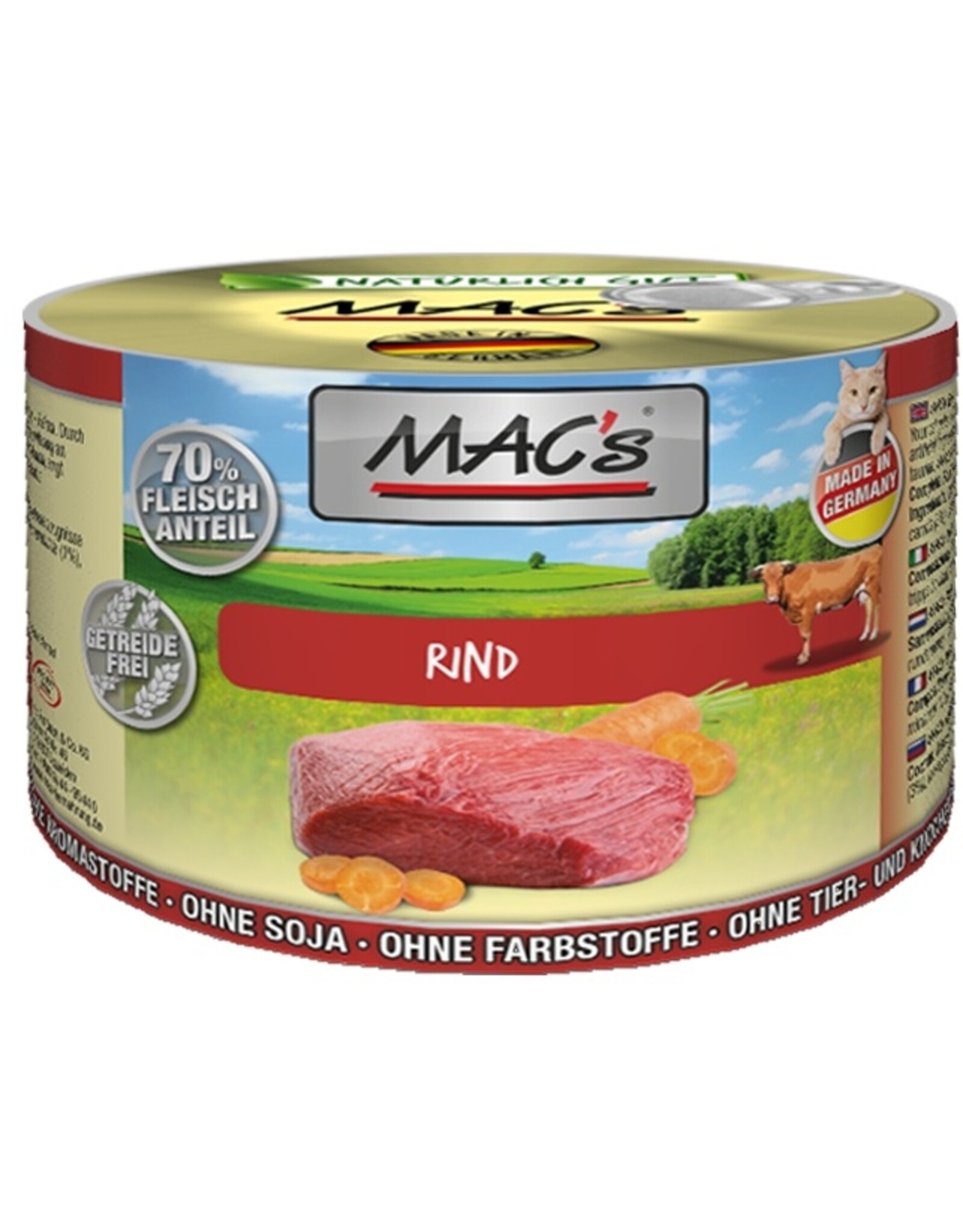 Mac´s Macs Cat Rindfleisch 200g Dose