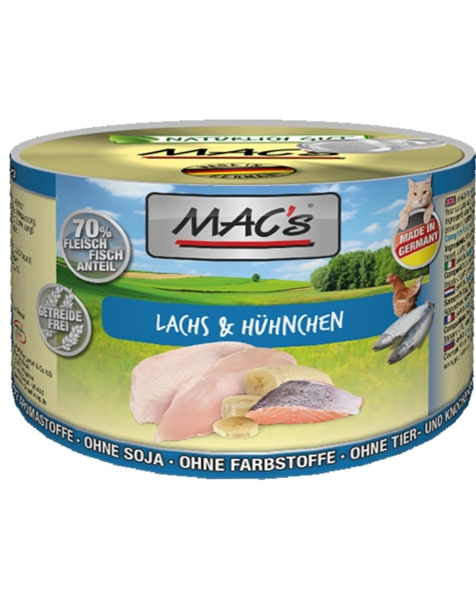 Mac´s Macs Cat Seelachs & Reis 200g Dose