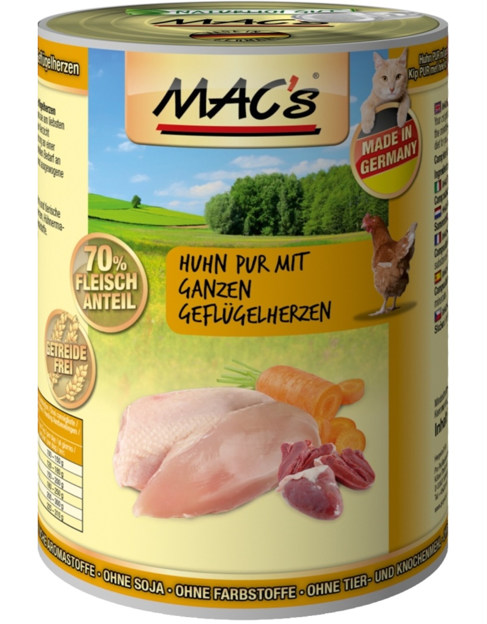 Mac´s Macs Cat Geflügel & Cranberry 400g Dose