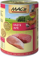 Mac´s Macs Cat Kalb & Pute 400g Dose