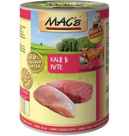 Mac´s Macs Cat Kalb & Pute 400g Dose
