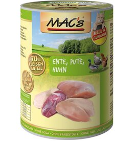 Mac´s Macs Cat Ente, Pute & Huhn 400g Dose