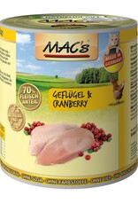 Mac´s Macs Cat Geflügel & Cranberry 800g Dose