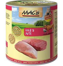Mac´s Macs Cat Kalb & Pute 800g Dose