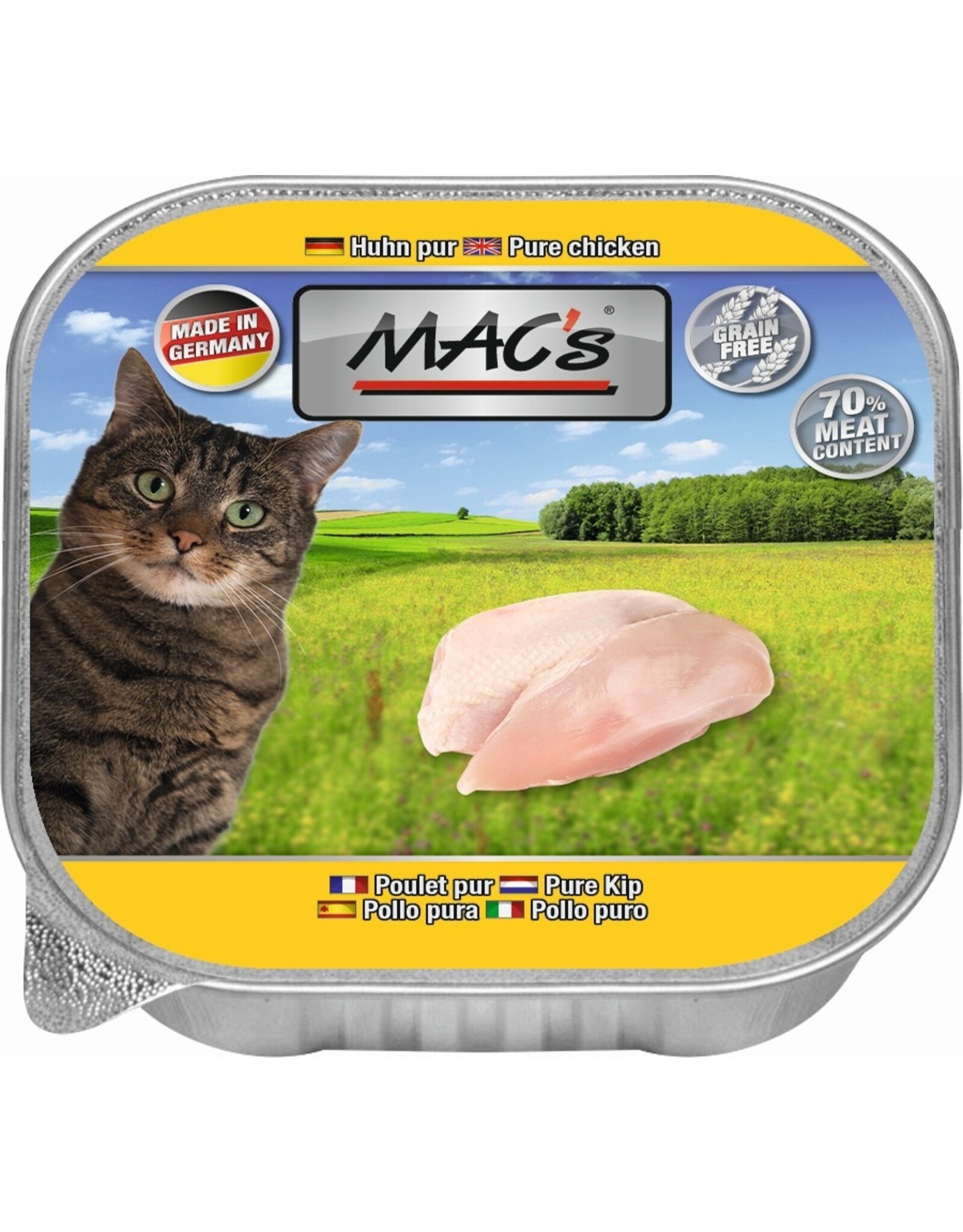Mac´s Macs Cat Huhn PUR         85gS