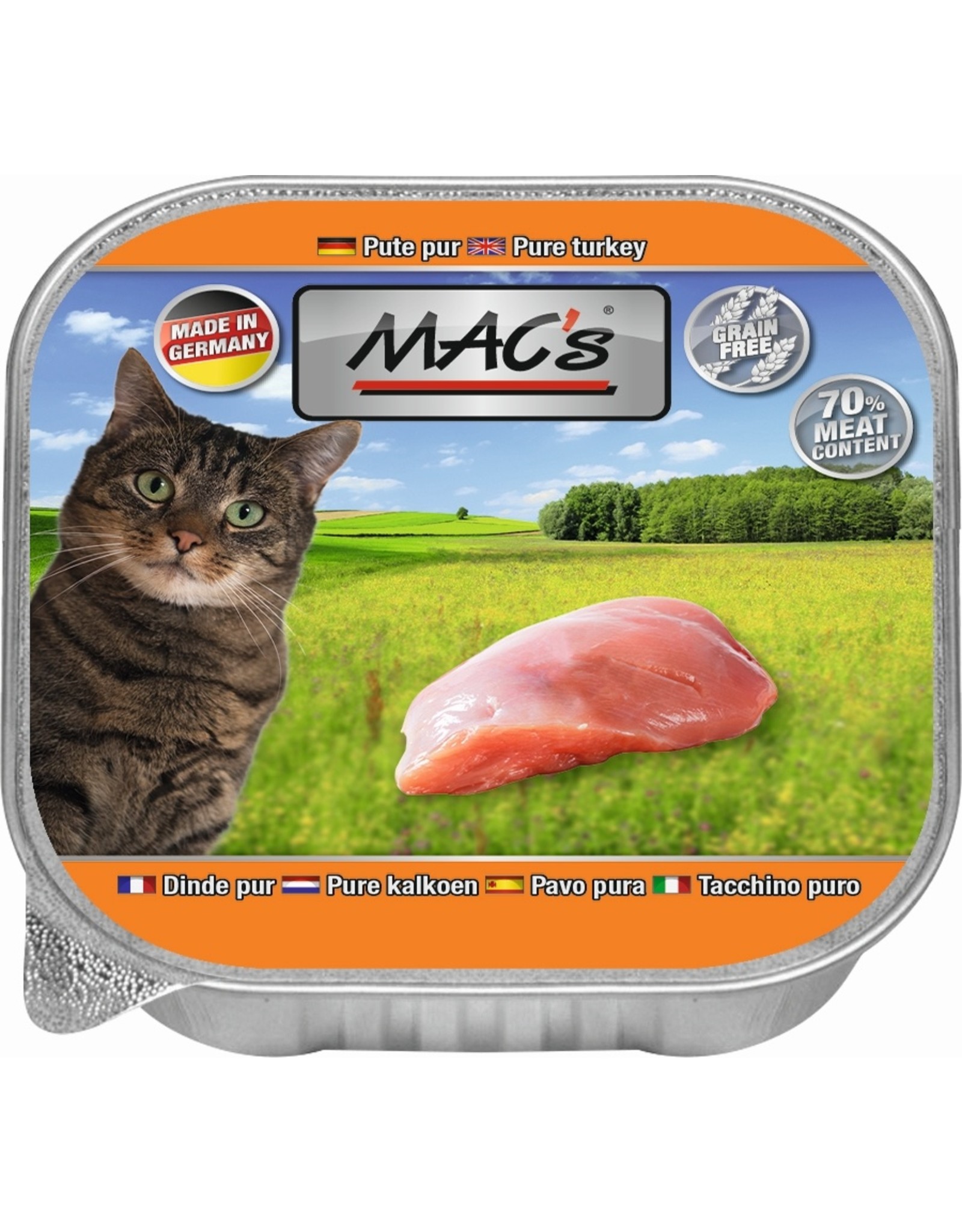 Mac´s Macs Cat Pute PUR         85gS