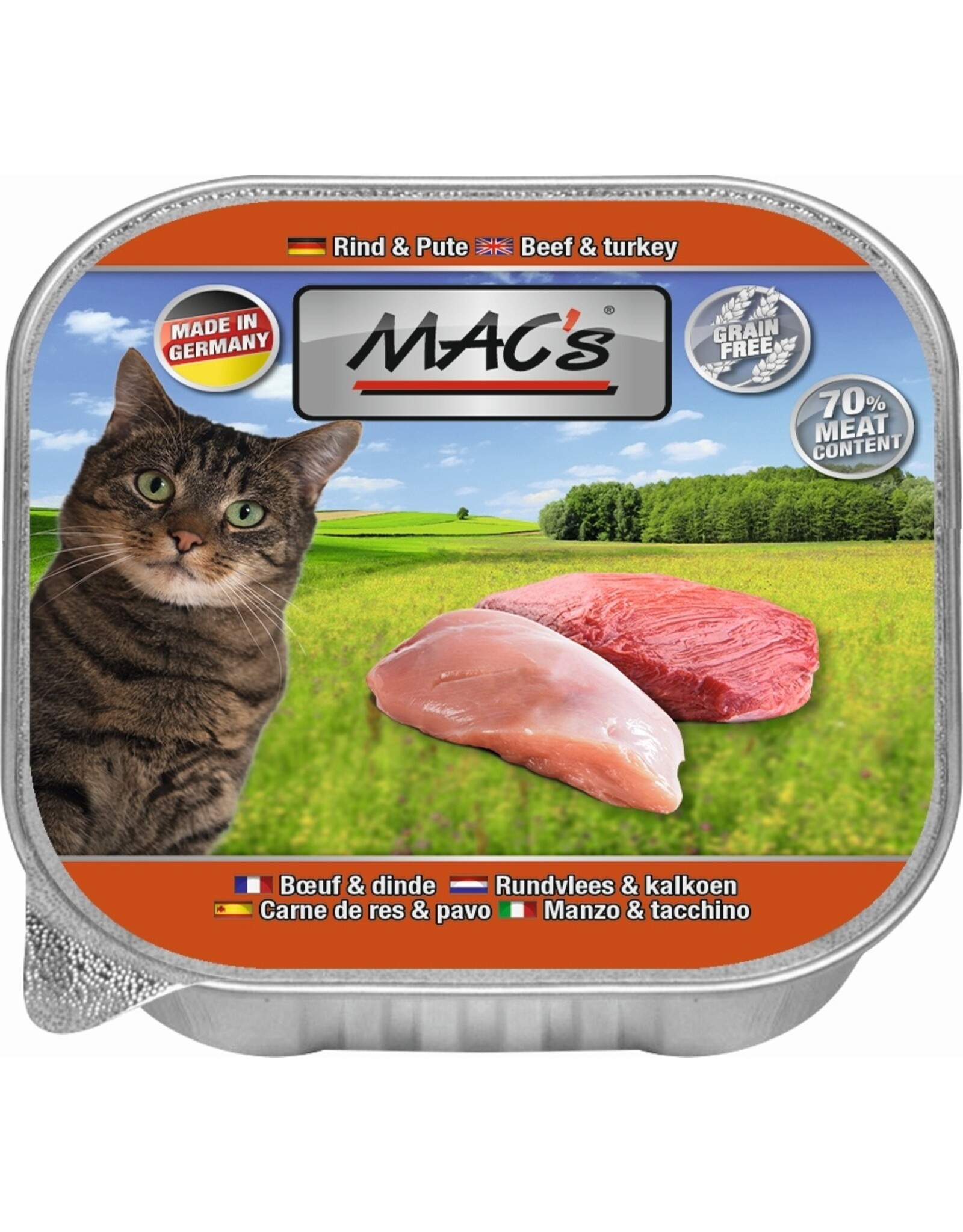 Mac´s Macs Cat Rind + Pute      85gS