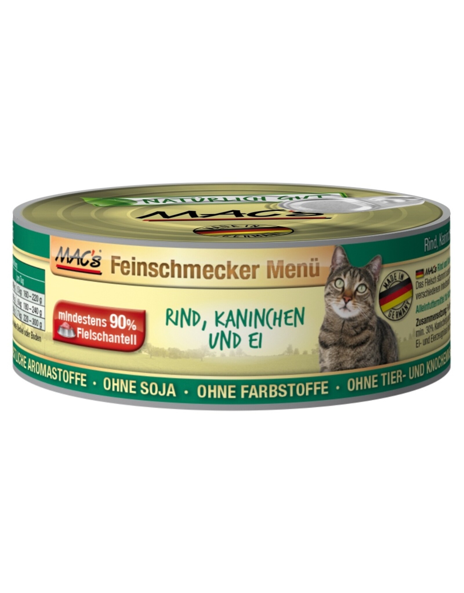 Mac´s Macs Cat Rind & Kaninchen 100g Dose