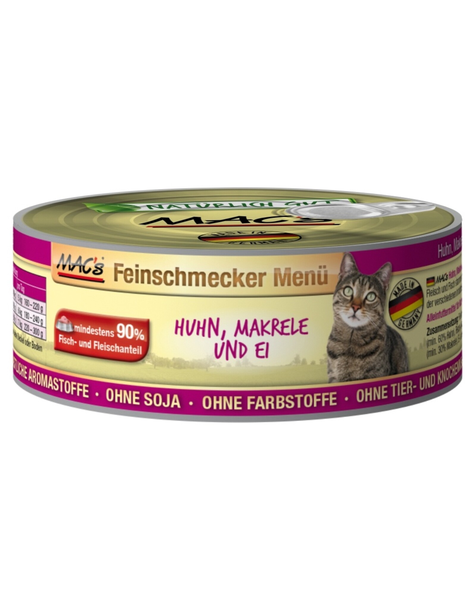Mac´s Macs Cat Huhn & Makrele 100g Dose