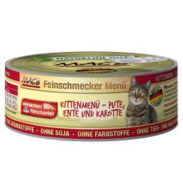 Mac´s Macs Cat Kitten Ente, Pute & Karotten 100g Dose