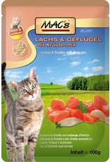 Mac´s Macs Cat Lachs & Preiselberren 100g Frischebeutel