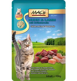 Mac´s Macs Cat Lamm & Malz 100g Frischebeutel