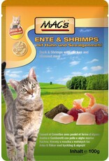 Mac´s Macs Cat Ente & Shrimps 100g Frischebeutel